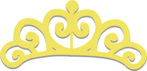 Golden Royal Tiara Graphic PNG image