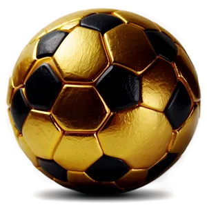 Golden Soccer Ball Png Wgw29 PNG image