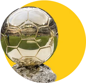 Golden Soccer Ball Trophy