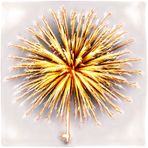 Golden Sparkle Fireworks Png 06292024 PNG image