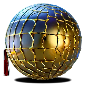 Golden Sphere Ball Png 05242024 PNG image