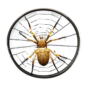 Golden Spideron Web