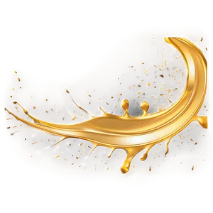 Golden Splatter Luxury PNG 33 PNG