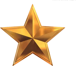Golden Star Award Graphic PNG image