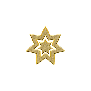 Golden Star Black Background PNG image