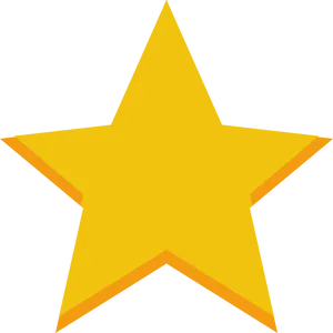 Golden Star Icon PNG image