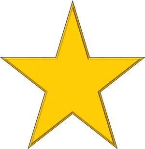 Golden Star Icon PNG