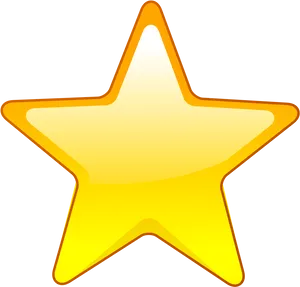 Golden Star Icon
