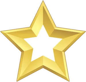 Golden Star Icon PNG image