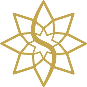 Golden Star Icon PNG image