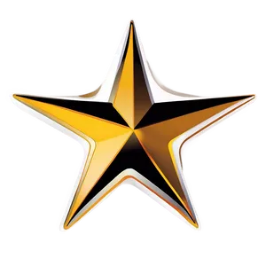 Golden Star Vector Graphic PNG Ycn