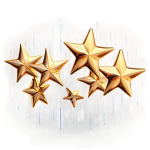 Golden Stars Transparent PNG 87
