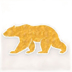 Golden State California Bear Png 06262024 PNG image