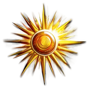 Golden Sun Rays Png 25 PNG image