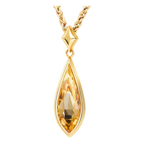 Golden Teardrop Jewelry Png 05252024 PNG image