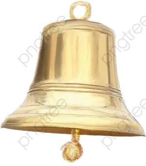 Golden Temple Bell PNG