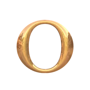 Golden Torus3 D Render PNG