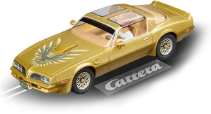 Golden Toy Trans Am Slot Car PNG image