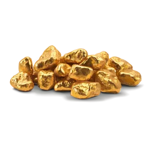 Golden Treasure Nugget PNG Foe PNG