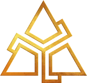 Golden Triforce Symbol
