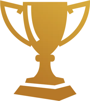 Golden Trophy Icon PNG image