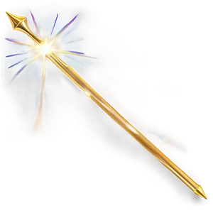 Golden Wand Png Fem PNG image