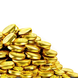 Golden Wealth Pile Png 06272024 PNG image