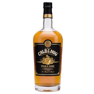 Golden Whisky Pour PNG 28