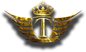 Golden Winged Crown Logo PNG