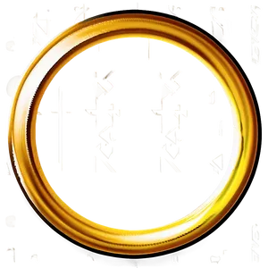 Golden Yellow Circle Image PNG Yub16
