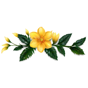 Golden Yellow Flowers PNG Mdk PNG