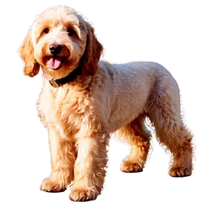 Goldendoodle At Sunset PNG 54