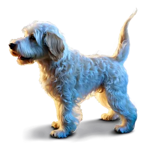 Goldendoodle Side View PNG Ugf67 PNG