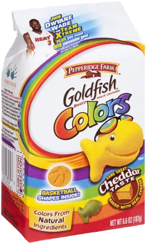 Goldfish Colors Snack Crackers Packaging