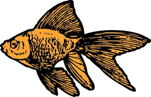 Goldfish Illustration Vector Art