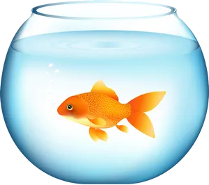 Goldfishin Bowl Illustration