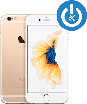 Goldi Phone6s Plus Showcase PNG image