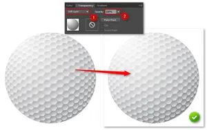 Golf Ball Dimple Effect Comparison