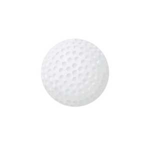 Golf Ball Isolatedon Black PNG image