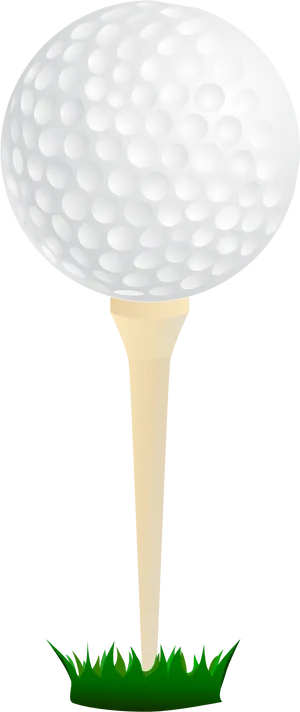 Golf Ballon Tee PNG image