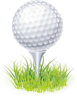 Golf Ballon Tee Vector PNG image