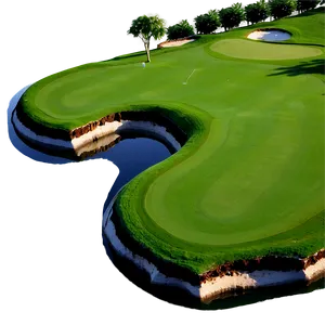 Golf Course Landscape PNG 05212024