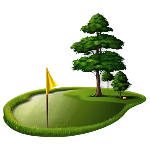 Golf Course Landscape Png 05212024 PNG image