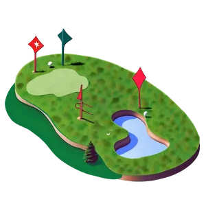 Golf Course Layout Png Hod PNG image