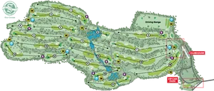 Golf Course Layout Thailand PNG image