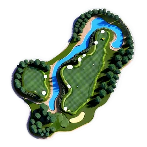 Golf Course Map Png 05212024 PNG image