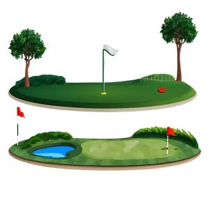 Golf Fairway PNG Kxi46