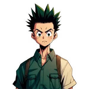 Gon Freecss Cute Expression Png 06252024 PNG image