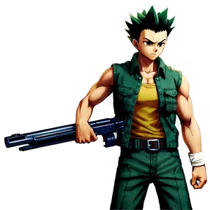 Gon Freecss With Hunter License Png Csw70 PNG image