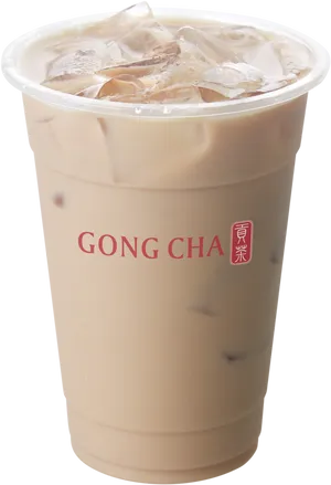 Gong Cha Bubble Tea Cup PNG image